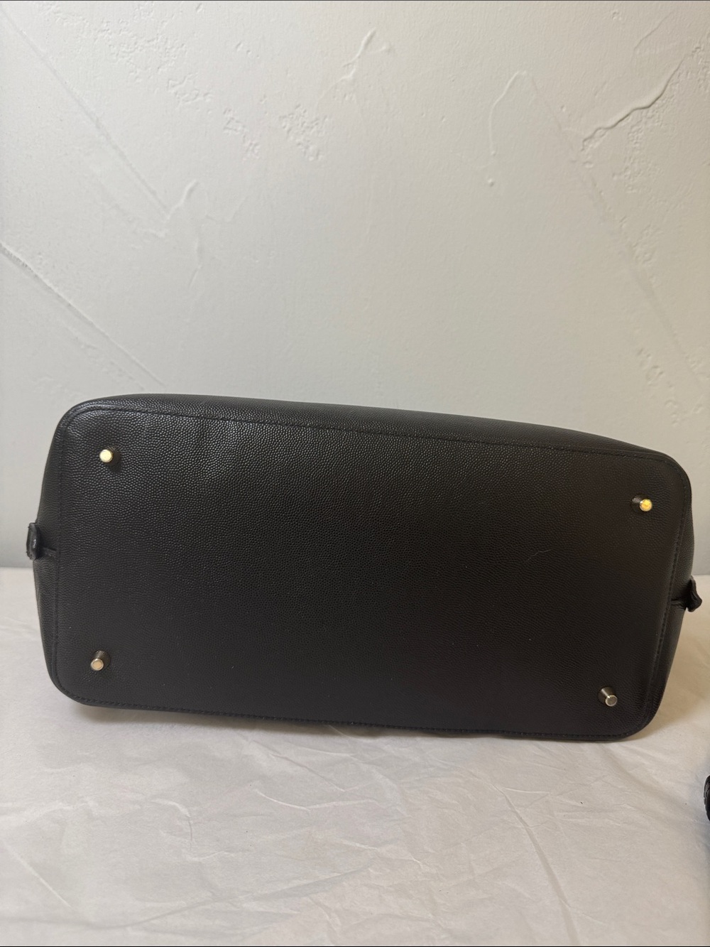 Furla Code Black Leather Dome Satchel with Detachable Strap - Picture 7 of 13